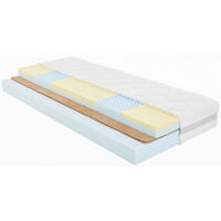 Viscomatratze Femina Nova FEMINA NOVA H4, 80/200 cm, Höhe ca.: 22 cm, H4 = sehr fest, 5-Zonen - Weiß, Textil (80/200cm) - Ele