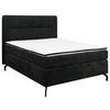 BOXSPRINGBETT 140/200 cm  in Schwarz  - Schwarz, Design, Textil/Metall (140/200cm) - Esposa