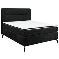 BOXSPRINGBETT 140/200 cm  in Schwarz  - Schwarz, Design, Textil/Metall (140/200cm) - Esposa