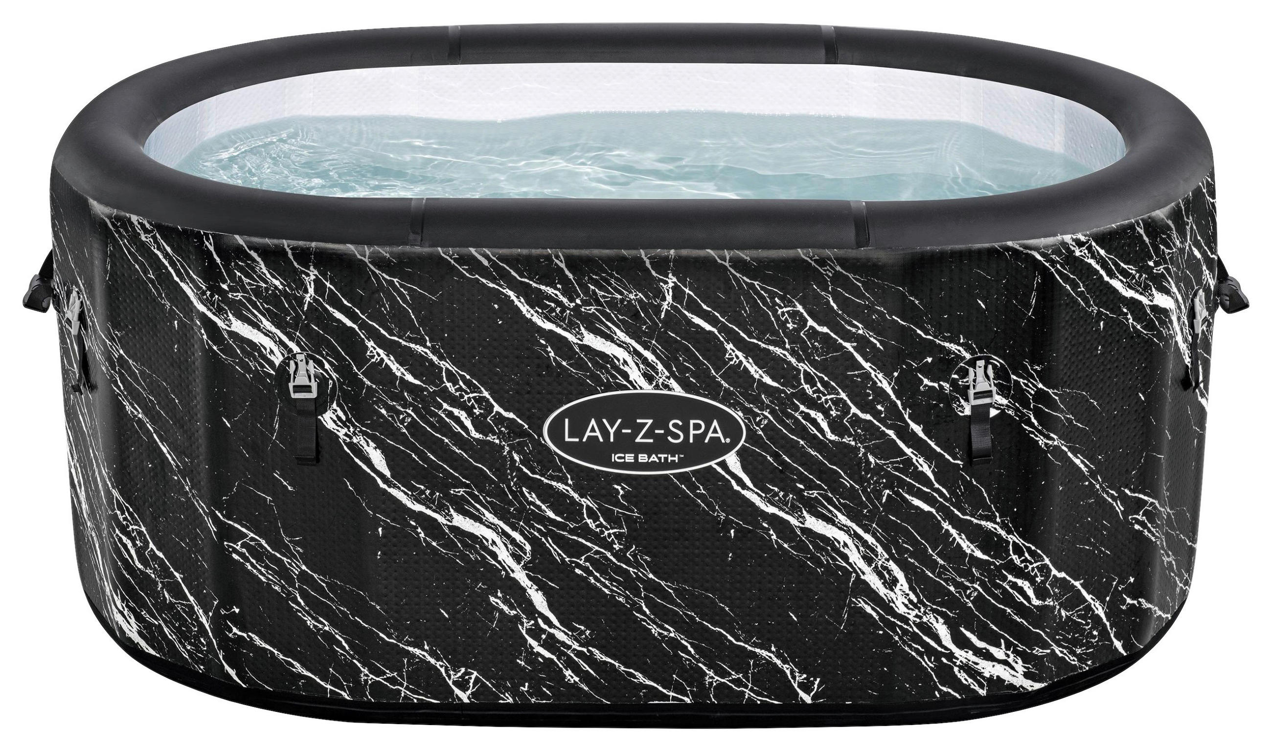 BADEFASS 6002Q EISFASS  - Schwarz, KONVENTIONELL, Kunststoff/Metall (152/92/71cm) - Bestway