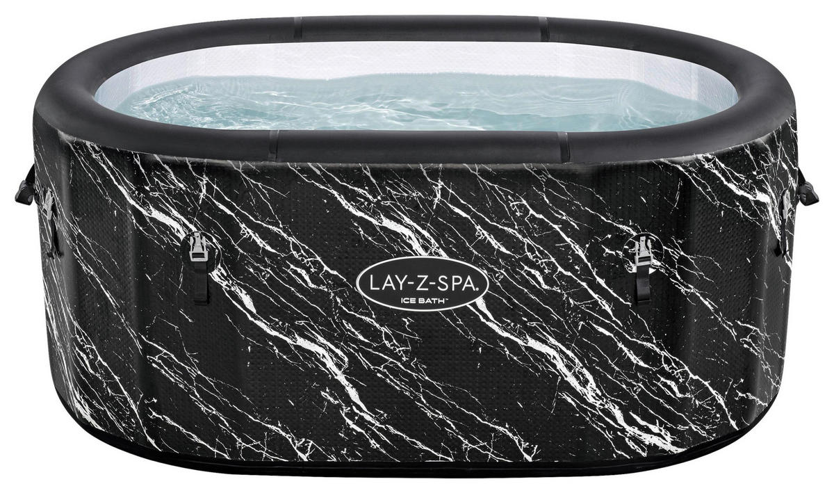 BADEFASS 6002Q EISFASS  - Schwarz, KONVENTIONELL, Kunststoff/Metall (152/92/71cm) - Bestway