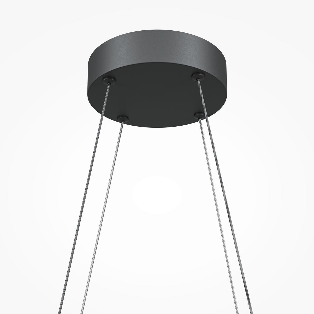 PENDELLEUCHTE Halo 103,5/307/30 cm  - Schwarz, Design, Metall (103,5/307/30cm) - MAYTONI