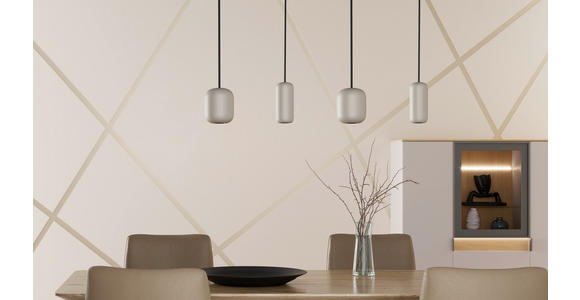 HÄNGELEUCHTE 90/12,5/150 cm - Sandfarben, Basics, Metall (90/12,5/150cm) - Dieter Knoll