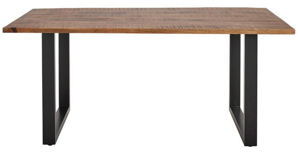 ESSTISCH - Schwarz/Naturfarben, LIFESTYLE, Holz/Metall (180/90/76cm) - Landscape