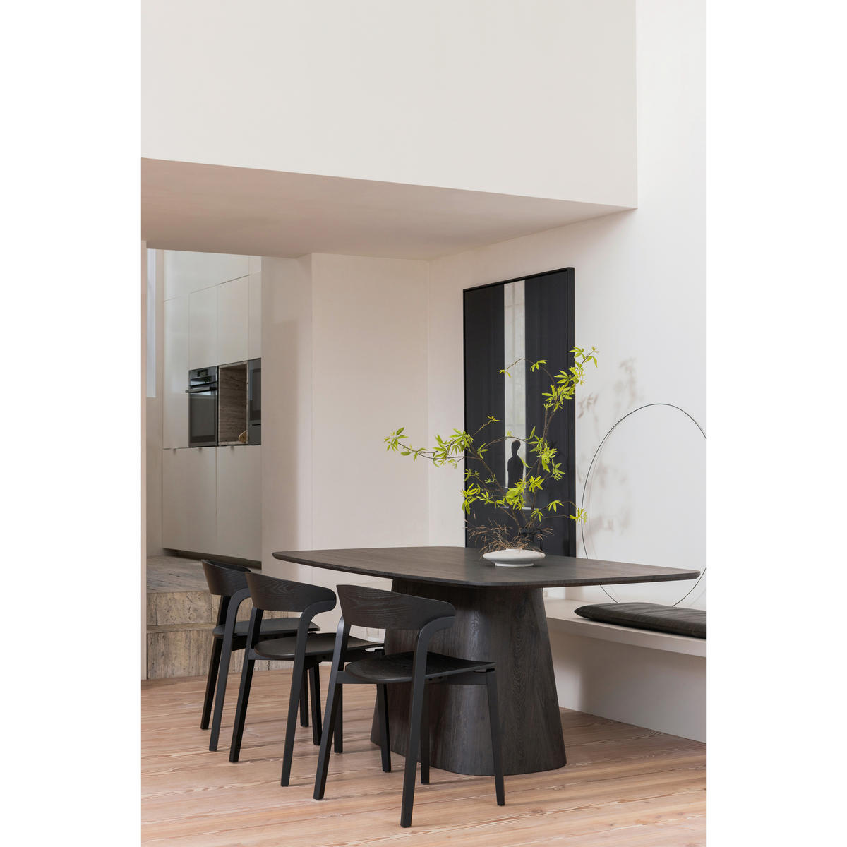 STUHL-SET 2 Stück abwischbar   - Schwarz, Design, Holz (52/75/49cm) - Livetastic