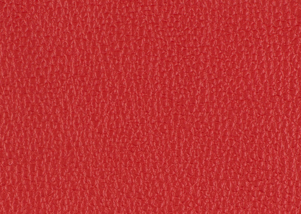 2,5-SITZER in Echtleder Rot  - Rot/Schwarz, Design, Leder/Metall (164/84/99cm) - Dieter Knoll