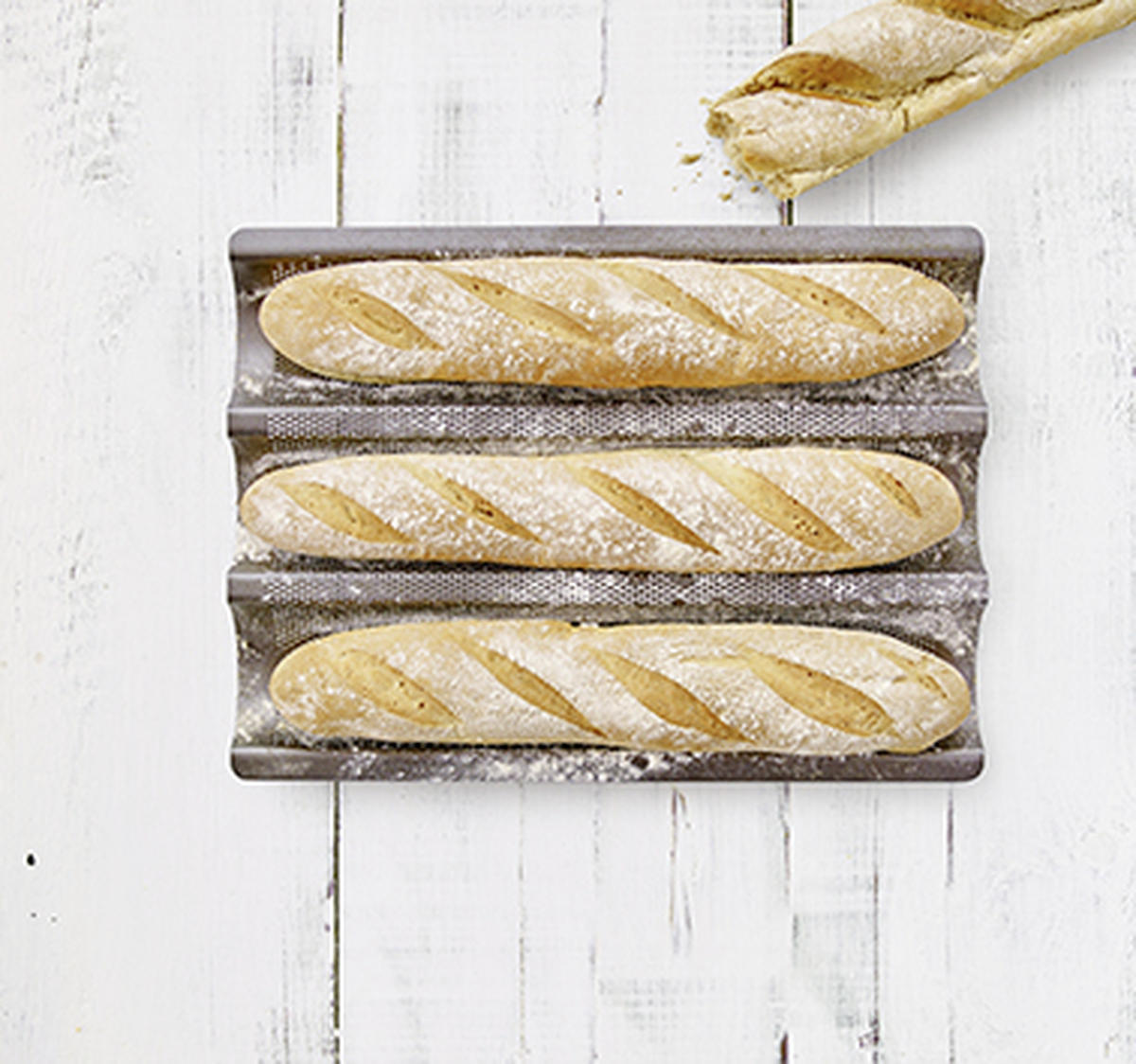 BAGUETTE-BLECH - Schwarz, KONVENTIONELL, Metall (28/38,5/4cm) - Birkmann