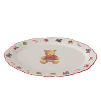 KÍNÁLÓTÁL   31/21,2/2 cm  - barna/sötétvörös, Basics, kerámia (31/21,2/2cm)