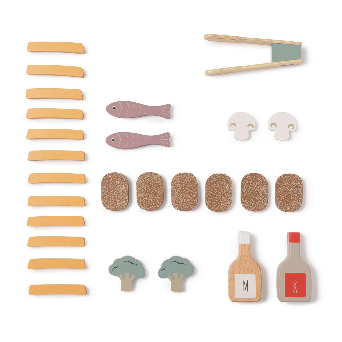 KINDERKÜCHENZUBEHÖR BRIZA  - Salbeigrün, Basics, Holz (25/18/18cm) - MUSTERKIND