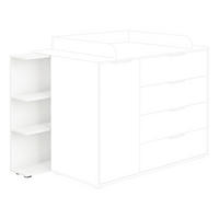 BABYUNTERSTELLREGAL  - Weiß, Basics, Holzwerkstoff (45,0/92,4/21,3cm) - Paidi