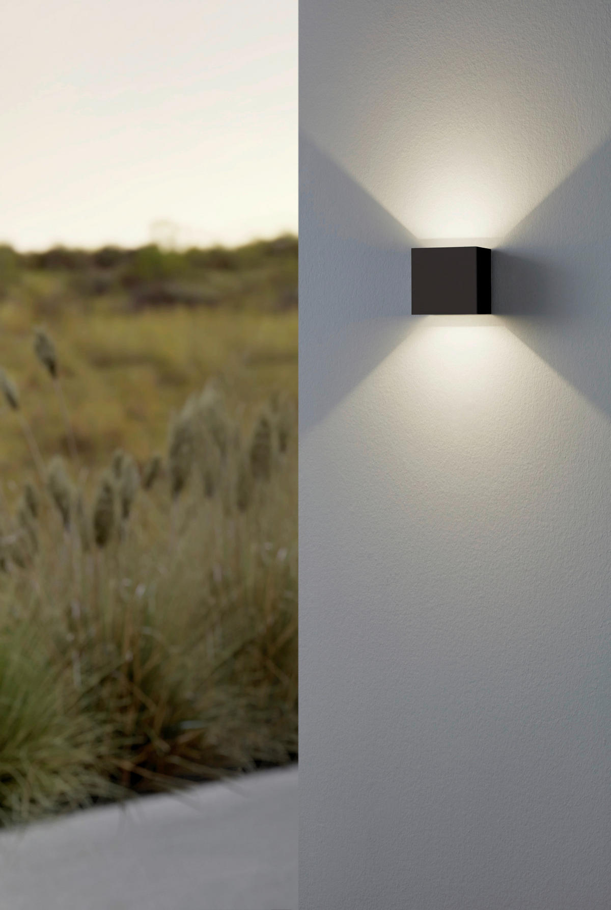 LED-AUßENLEUCHTE Calpino 10,5/10,5/11 cm  - Anthrazit, Basics, Metall (10,5/10,5/11cm) - Eglo