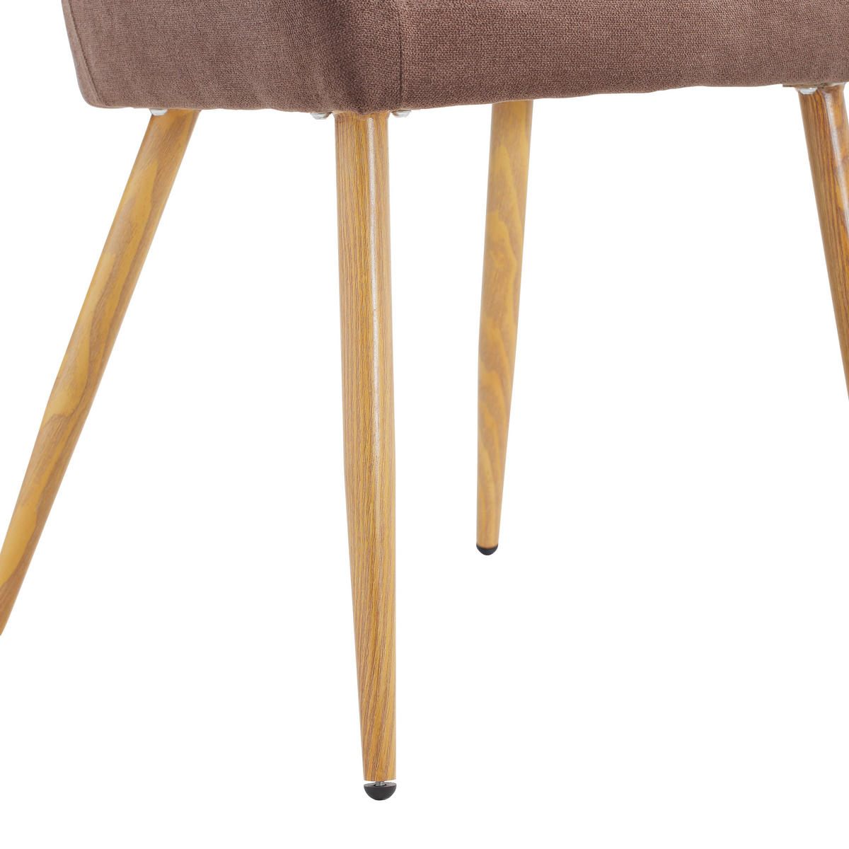 ARMLEHNSTUHL  in Eisen Samt  - Eichefarben/Braun, Modern, Textil/Metall (57/82/60cm) - MID.YOU