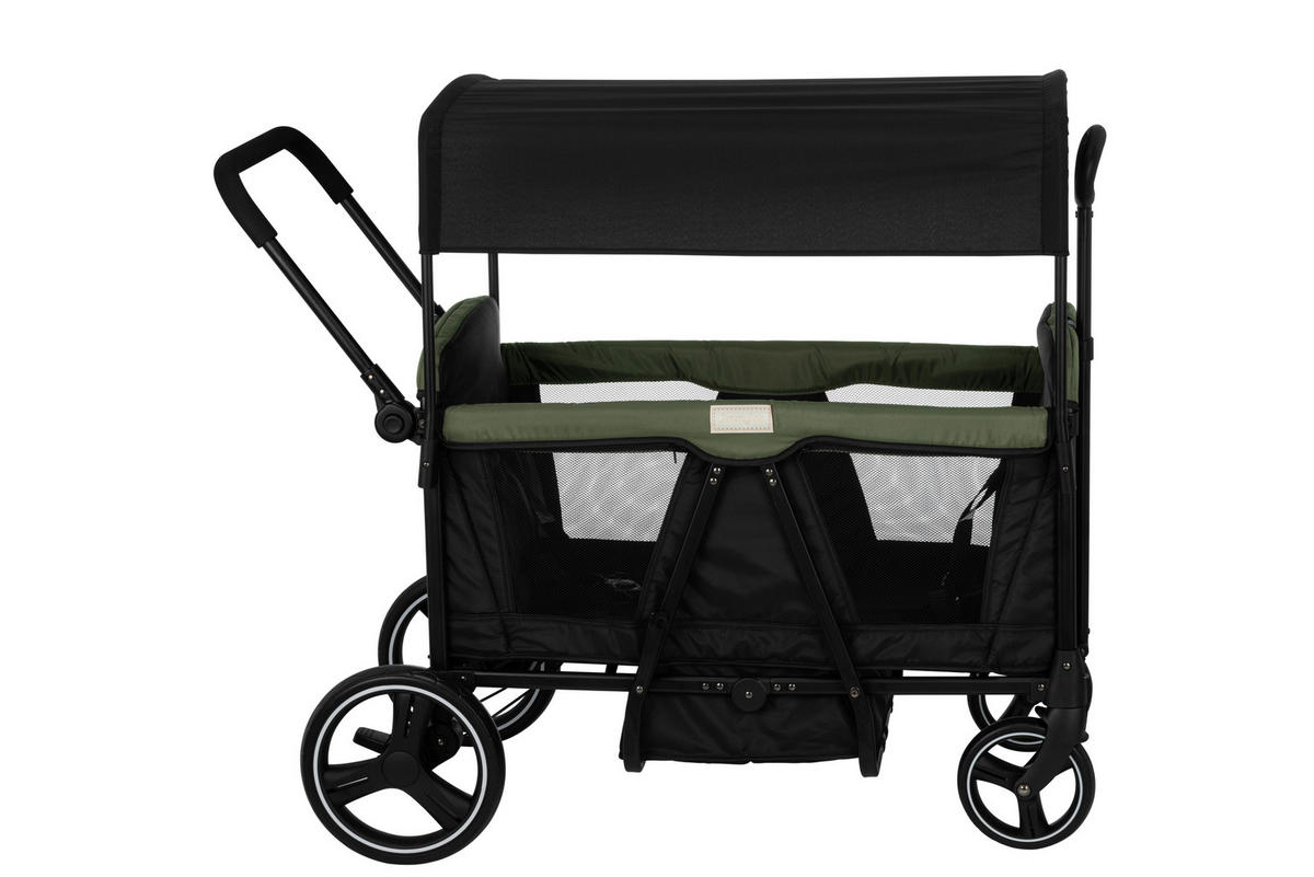 BOLLERWAGEN    - Schwarz/Olivgrün, Basics, Kunststoff/Textil (112/58/108cm) - Jimmylee