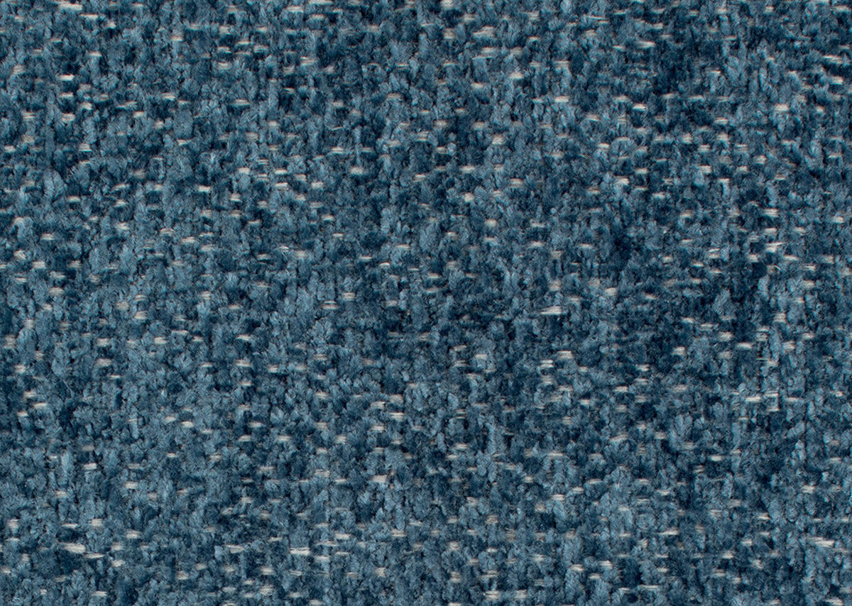 ECKSOFA in Struktur Blau  200/265 cm  - Blau/Naturfarben, KONVENTIONELL, Holz/Textil (200/265cm) - Stylife