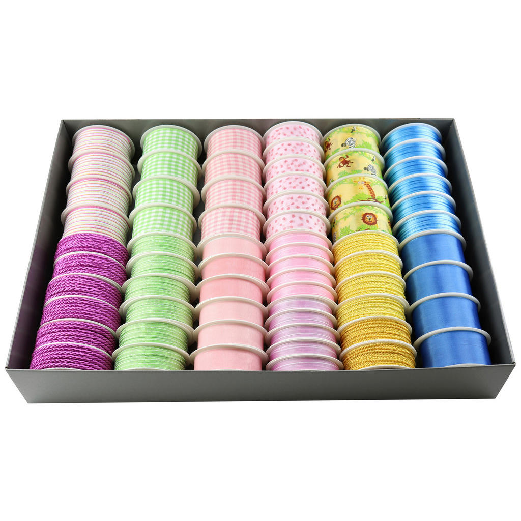 Geschenkband Flavienne Versch. Farben Kunststoff