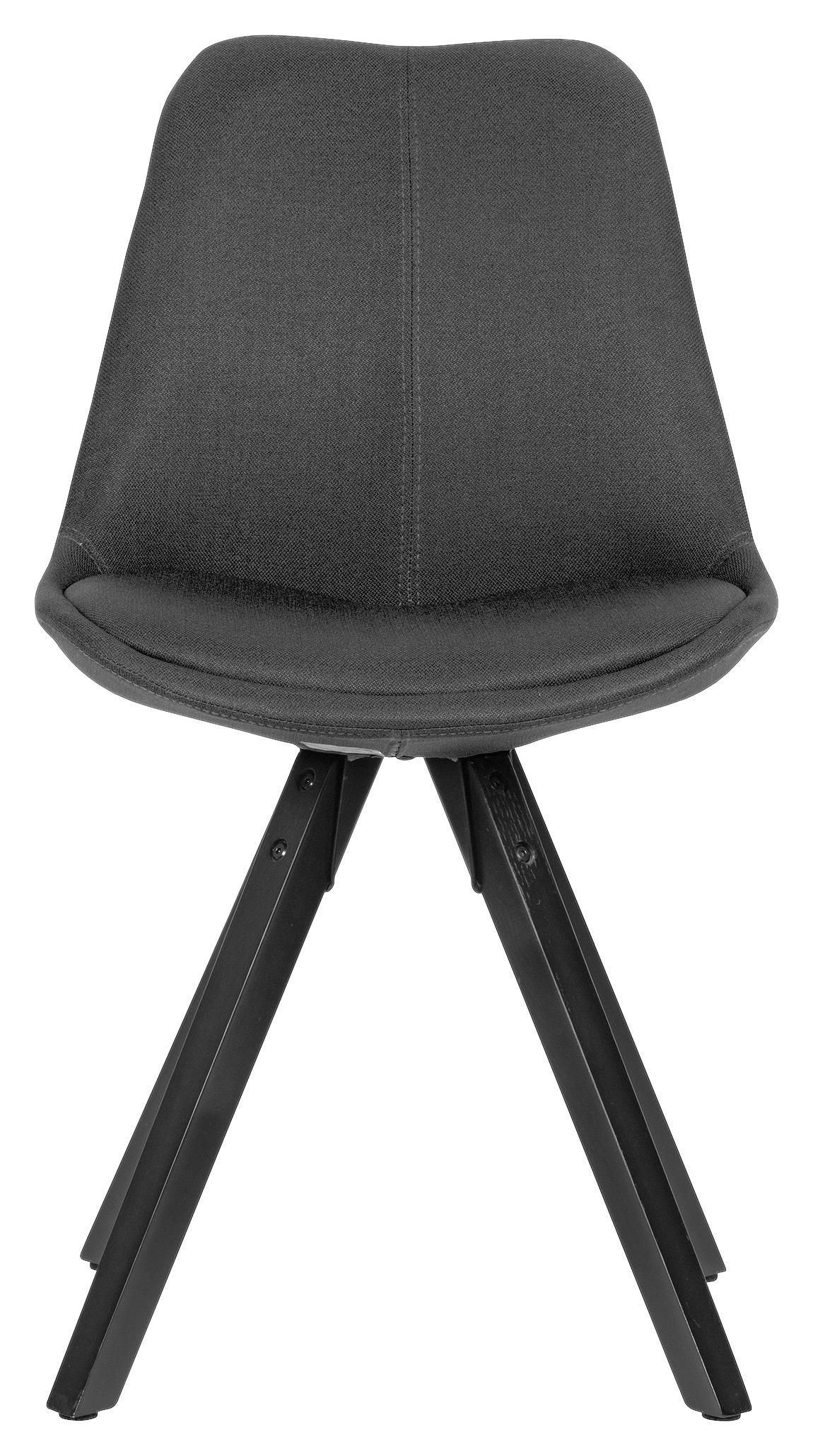 SET STOLOV, tekstil antracit  - črna/antracit, Moderno, tekstil/les (49/87cm) - MID.YOU