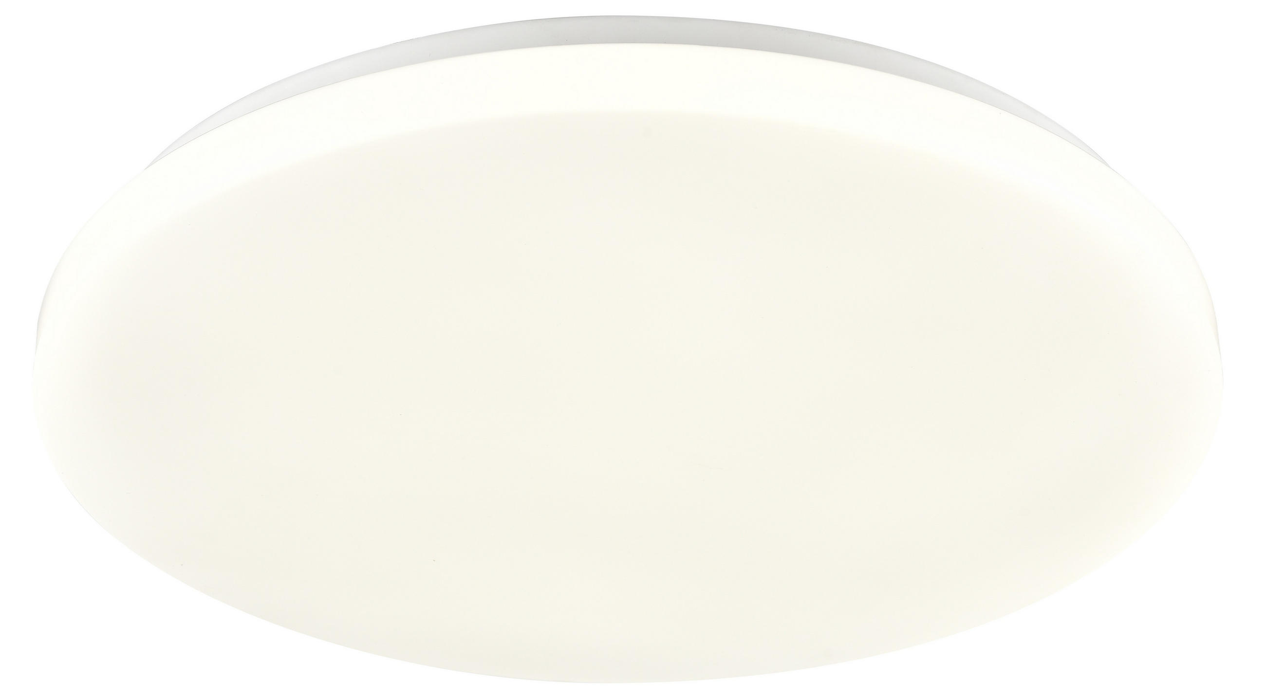 LED STROPNÁ LAMPA, 30/6,2 cm - biela, Basics, kov/plast (30/6,2cm) - Boxxx