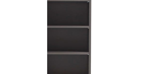 HOCHSCHRANK 40/180/35 cm  - Silberfarben/Graphitfarben, Natur, Holzwerkstoff (40/180/35cm) - Xora