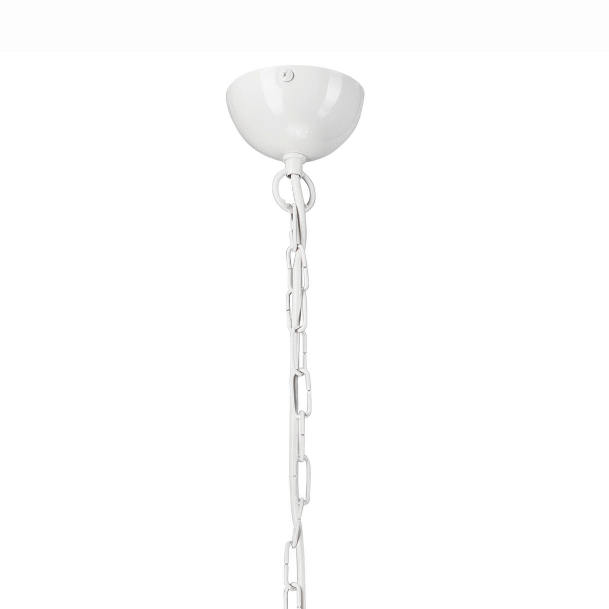 PENDELLEUCHTE 98/54/98 cm  - Weiß Hochglanz, KONVENTIONELL, Metall (98/54/98cm)