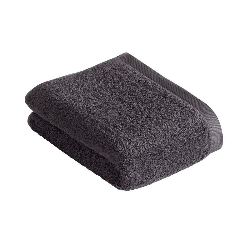 DUSCHTUCH High Line 67/140 cm  - Graphitfarben, Basics, Textil (67/140cm) - Vossen