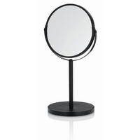 SCHMINKSPIEGEL Schwarz  - Schwarz, Basics, Metall (17/34,50cm) - Kela