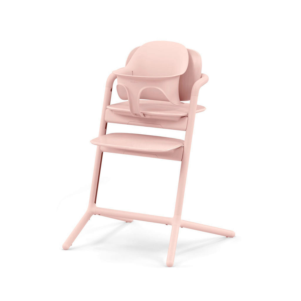 Thumbnail - cybex Gold Hochstuhl Lemo 3 in 1 Set, Rosa, Holz, Kunststoff, 54.5x81.5x56 cm, Fußstütze verstellbar, Sitzfläche Essbret...