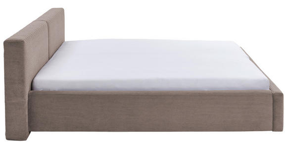 POLSTERBETT Lattenrost, Bettkasten Taupe 160/200 cm  - Taupe, Basics, Holz/Textil (160/200cm) - Xora