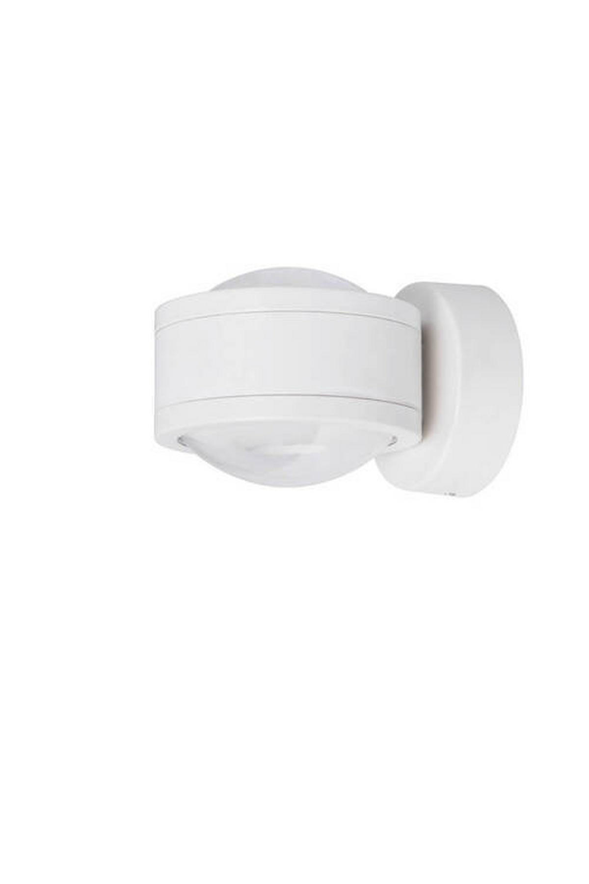LED-WANDLEUCHTE 13,2/13,2/18,0 cm   - Weiß, Design, Metall (13,2/13,2/18,0cm)