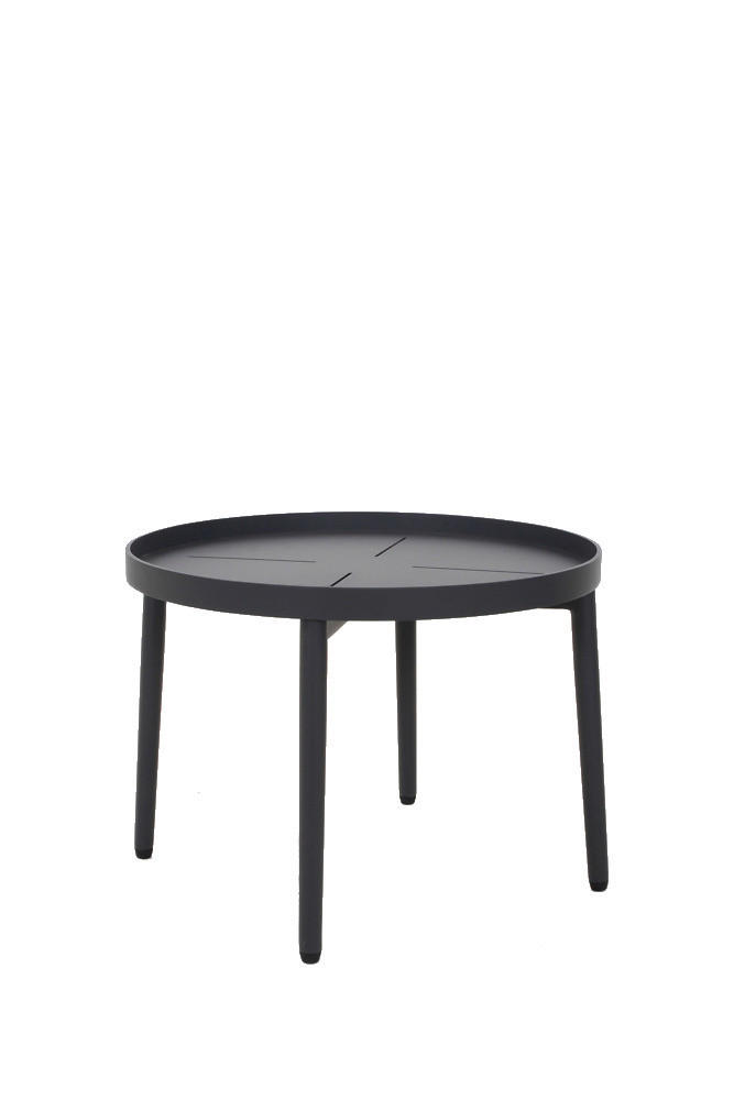 GARTENBEISTELLTISCH 50/50/34 cm Metall  - Anthrazit, Design, Metall (50/50/34cm)