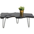 COUCHTISCH in Holz, Metall 100/40/40 cm  - Schwarz, Design, Holz/Metall (100/40/40cm) - Ambia Home