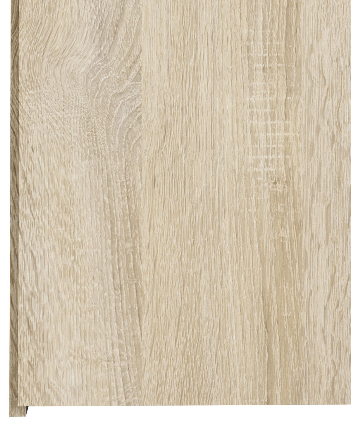 OMARA ZA OBLAČILA, barve hrasta  - srebrne barve/barve hrasta, Basics, kovina/leseni material (115,8/200,4/49,5cm) - MID.YOU