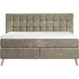 BOXSPRINGBETT 180/200 cm  in Hellbraun  - Hellbraun/Eichefarben, Design, Holz/Textil (180/200cm) - Esposa