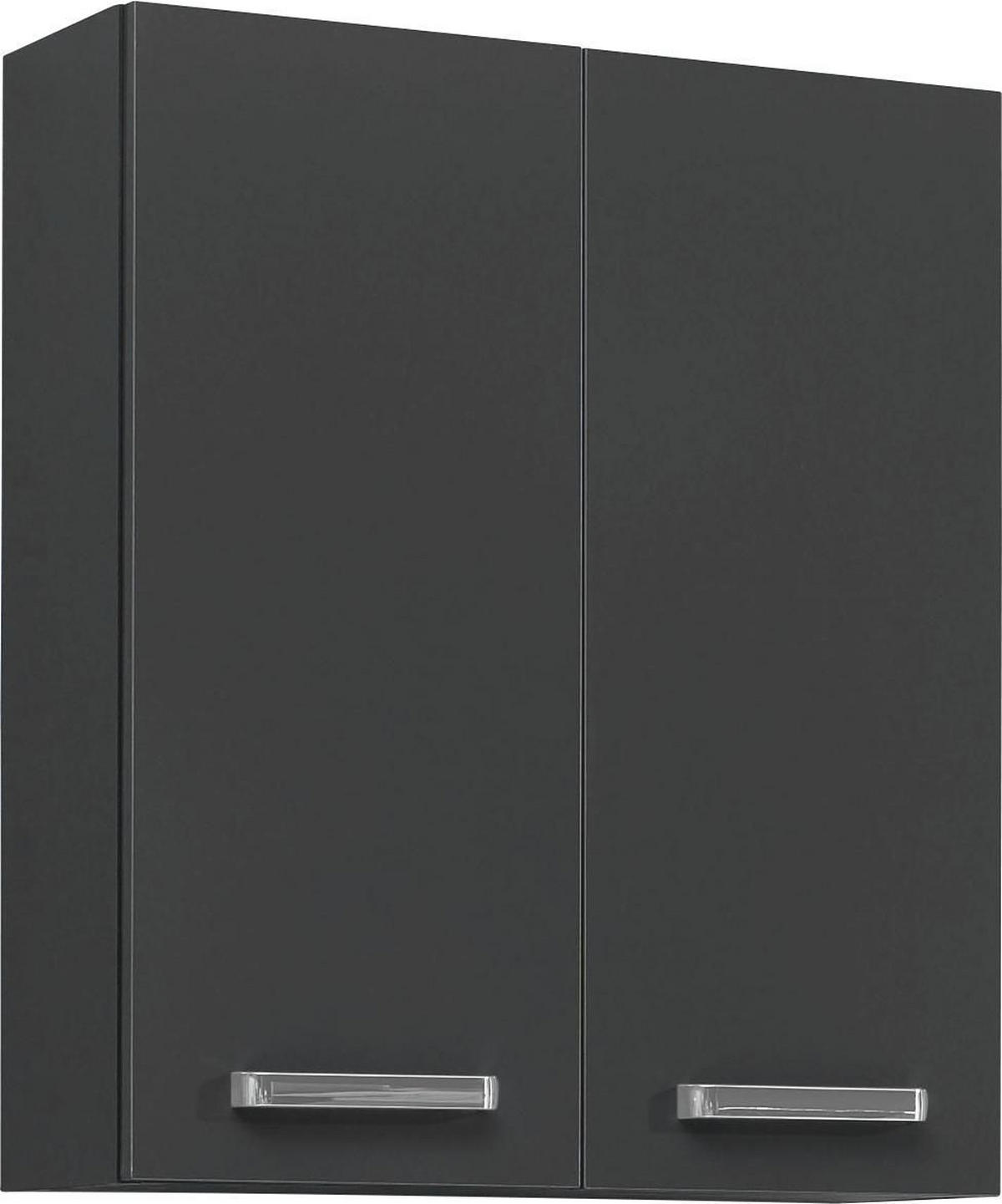HÄNGESCHRANK 60/70/20 cm  - Chromfarben/Anthrazit, KONVENTIONELL, Glas/Holzwerkstoff (60/70/20cm) - Carryhome