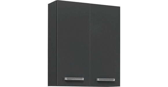 HÄNGESCHRANK 60/70/20 cm - Chromfarben/Anthrazit, KONVENTIONELL, Glas/Holzwerkstoff (60/70/20cm) - Carryhome