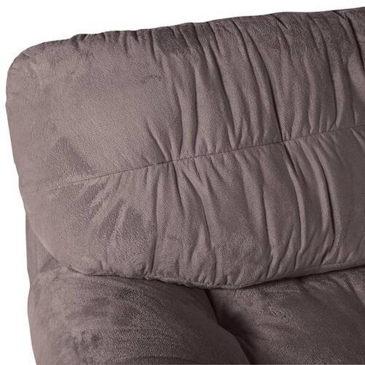 HÖRNSOFFA i plysch lerfärgad  - lerfärgad/svart, Klassisk, textil/plast (265/170cm) - MID.YOU