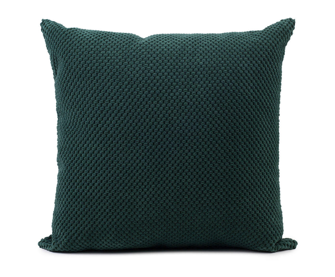 DEKORAČNÍ POLŠTÁŘ 50/50 cm - tmavě zelená, Basics, textil (50/50cm) - Novel