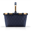 EINKAUFSKORB 22 L  - Goldfarben/Dunkelblau, Basics, Kunststoff/Textil (49/29/28cm) - Reisenthel