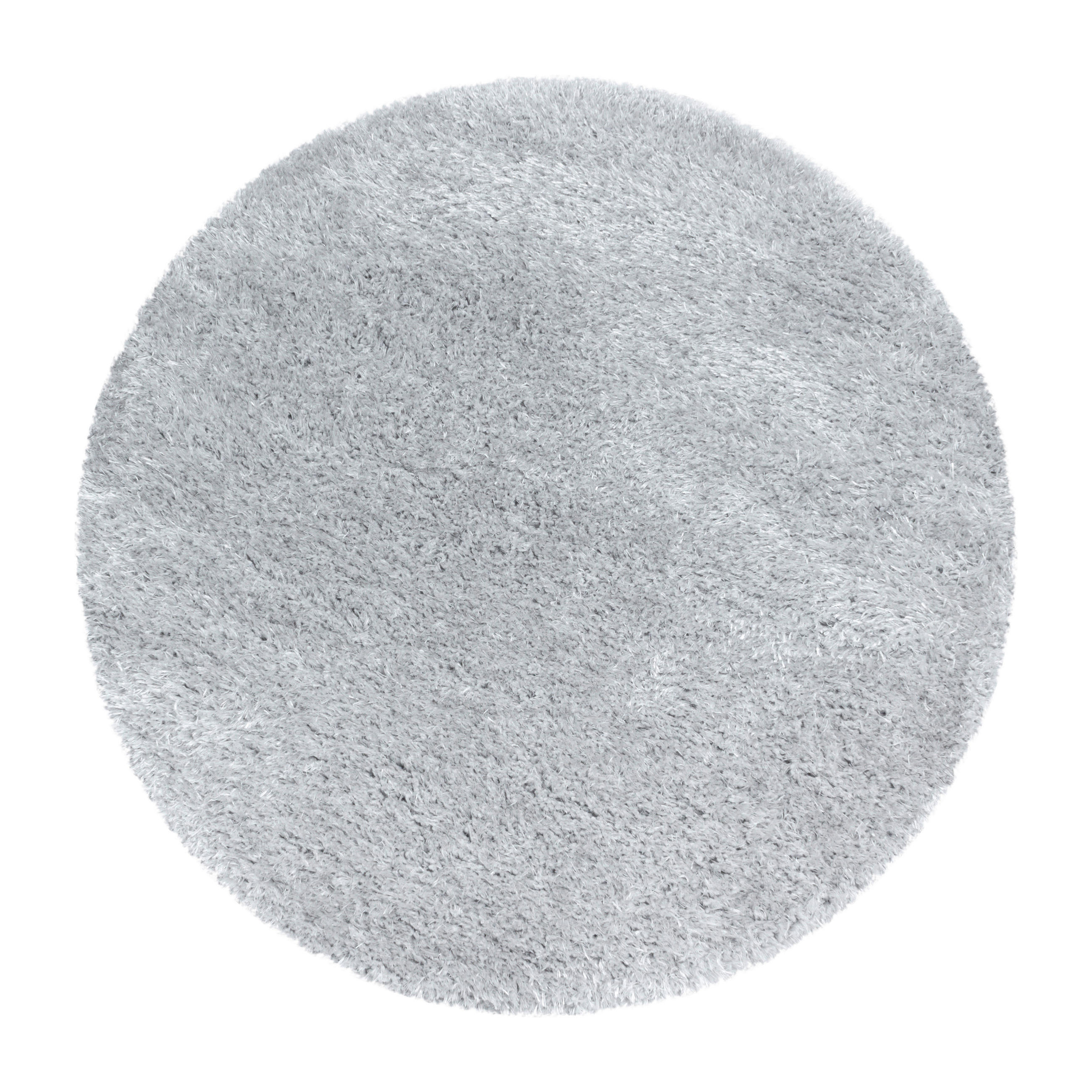 HOCHFLORTEPPICH 80 cm Brilliant 4200 silber Silberfarben  - Silberfarben, Basics, Textil (80cm)