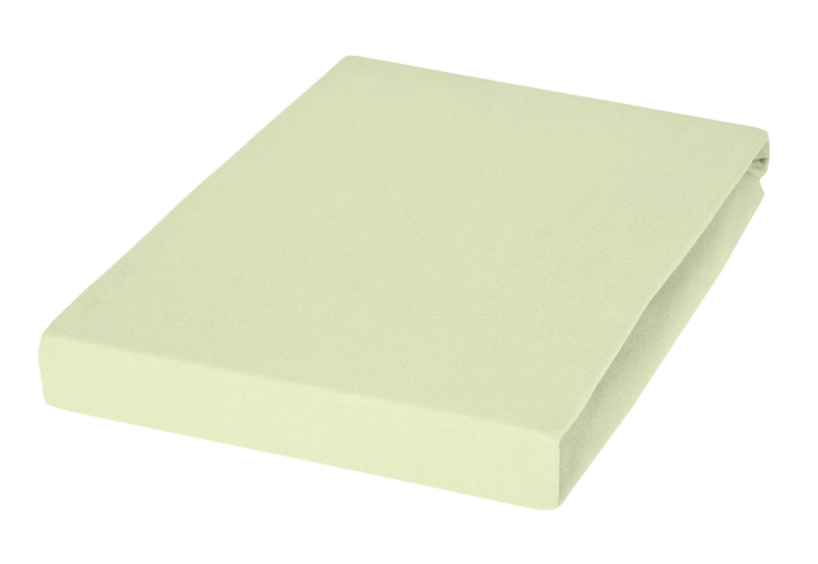 SPANNBETTTUCH Jersey  - Hellgrün, Basics, Textil (100/200cm) - Janine
