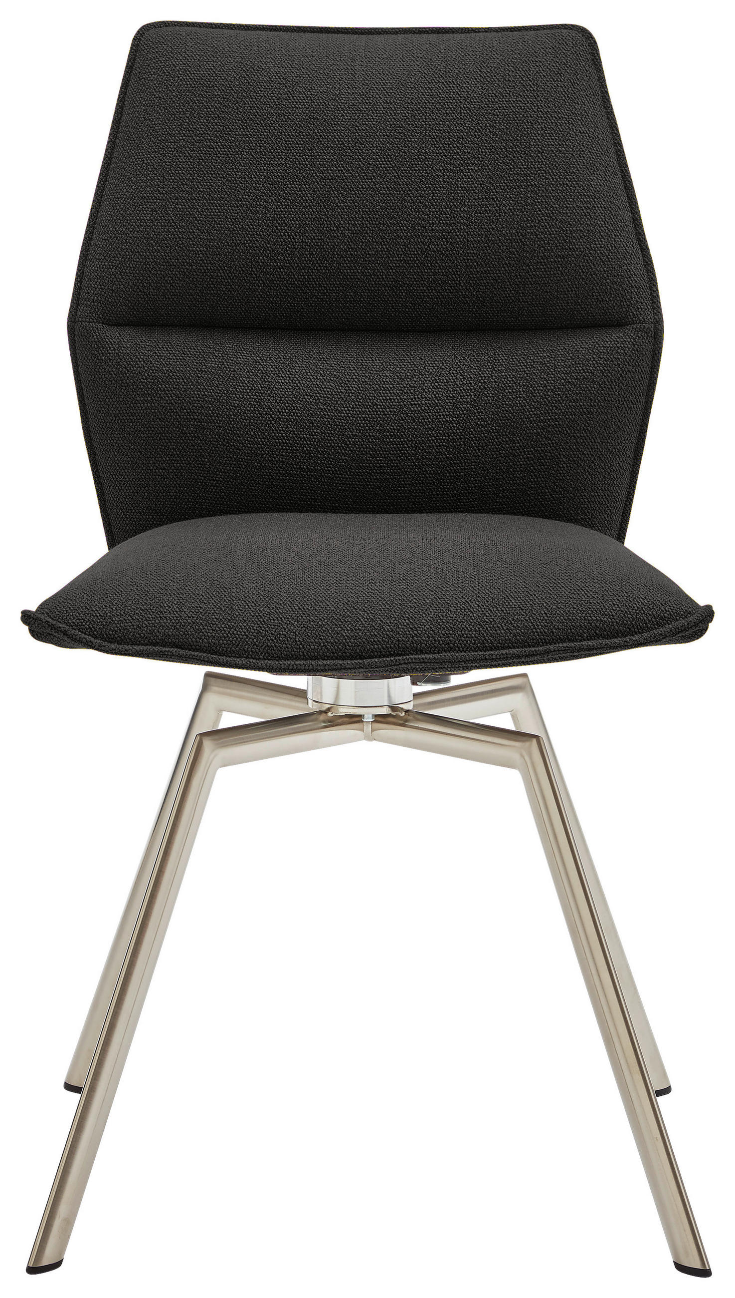 STUHL Anthrazit, Edelstahlfarben - schickes Design