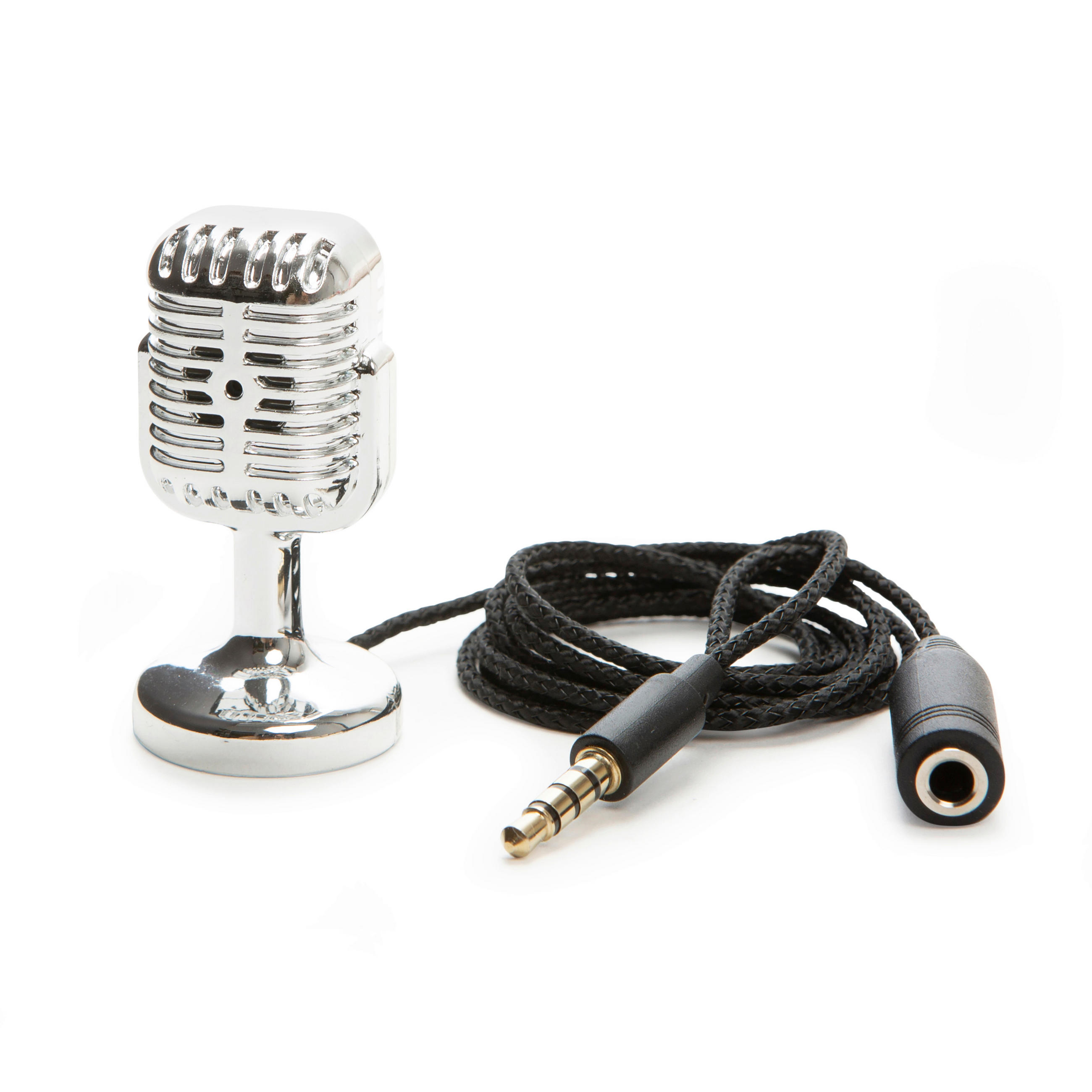 MIKROFON - siva, Basics, plastika (9,1/3/15,4cm) - Kikkerland