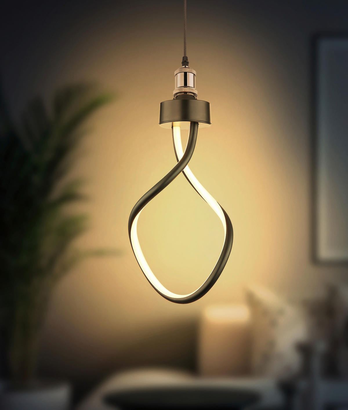 LED-LEUCHTMITTEL E27 6 W 810 lm  - Opal/Schwarz, Basics, Kunststoff/Metall (15,2/32,7cm) - Globo