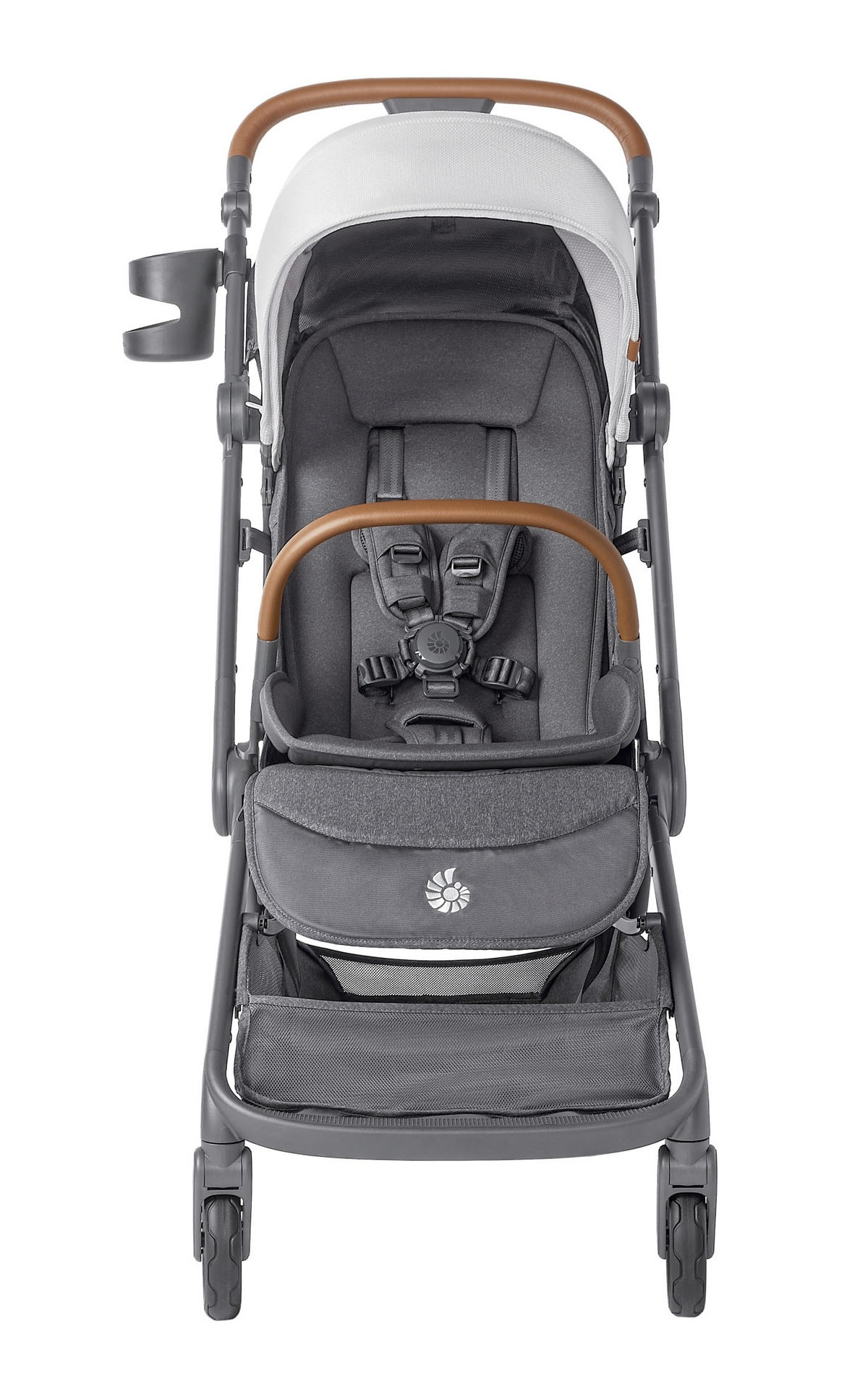 KIŠOBRAN KOLICA  METRO 3 DELUXE  - svetlosiva, Osnovno, metal/tekstil (23/44/56cm) - Ergo Baby