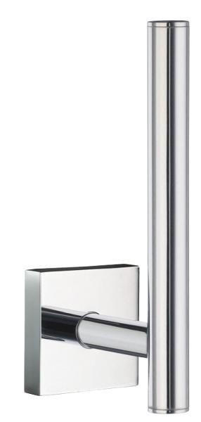 TOILETTENPAPIERHALTER - Chromfarben, Basics, Metall (4,5/14/6,6cm) - Smedbo