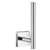 DRŽAČ TOALET-PAPIRA  boja hroma  metal  - boja hroma, Dizajnerski, metal (4,5/14/6,6cm)