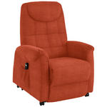 FERNSEHSESSEL in Mikrofaser Orange  - Schwarz/Orange, KONVENTIONELL, Kunststoff/Textil (83/113/92cm) - Xora