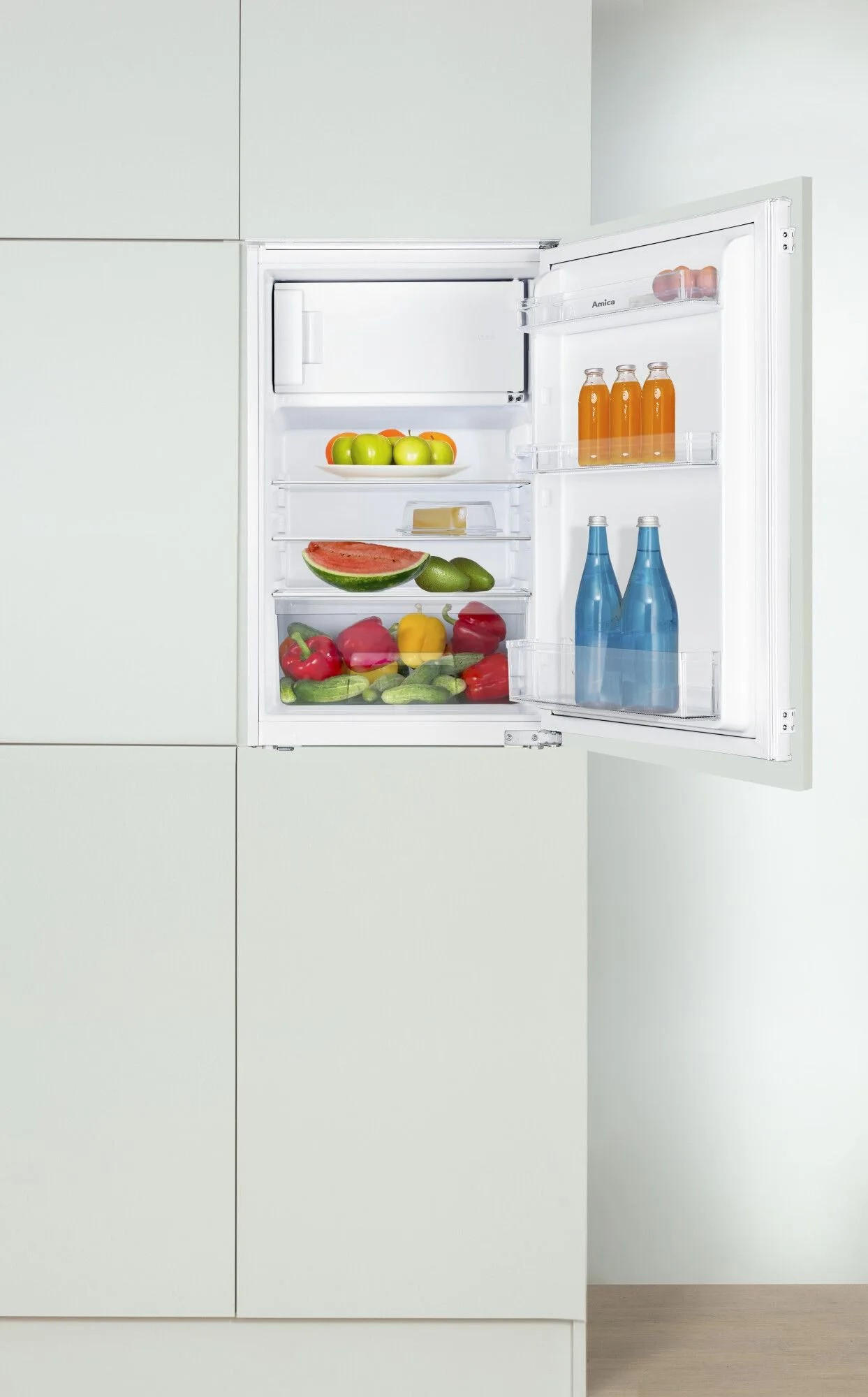 KÜHLSCHRANK 71,2/193,3-1942/56,0 cm EKSS361915  - Weiß, Glas/Kunststoff (71,2/193,3-1942/56,0cm) - Mican