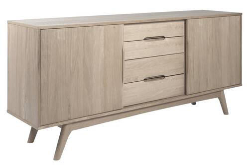 SIDEBOARD  in 180/84/44 cm  - Eiche Bianco, Design, Holz/Holzwerkstoff (180/84/44cm)