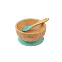KINDERGESCHIRRSET  - Grün, Basics, Naturmaterialien/Kunststoff