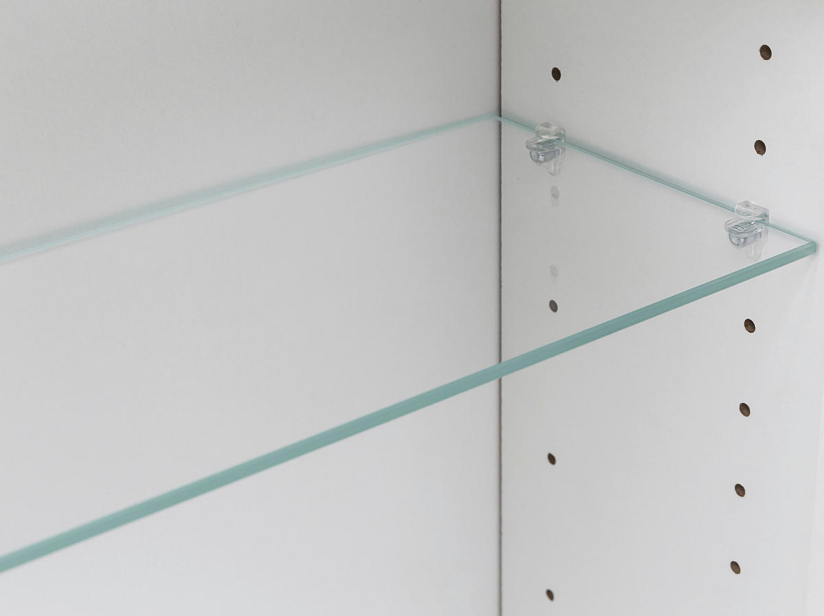 SPIEGELSCHRANK 80/64/20 cm  - Schwarz, Modern, Glas/Holzwerkstoff (80/64/20cm) - Held